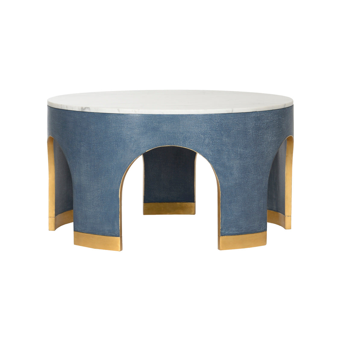 Aqueduct Cocktail Table - Blue in 20 / Marble - Chelsea House