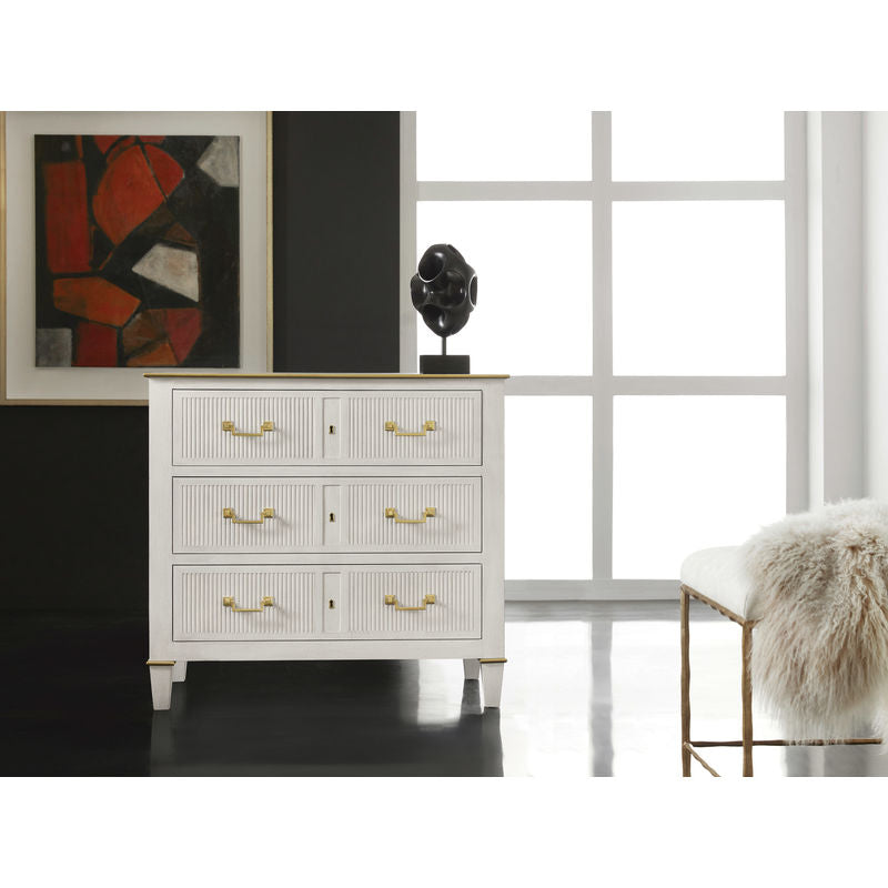 Copenhagen Bedside Chest-Antique White
