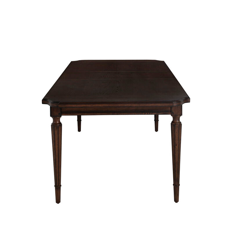 Mathis Extension Dining Table - Rustic Antique Oak