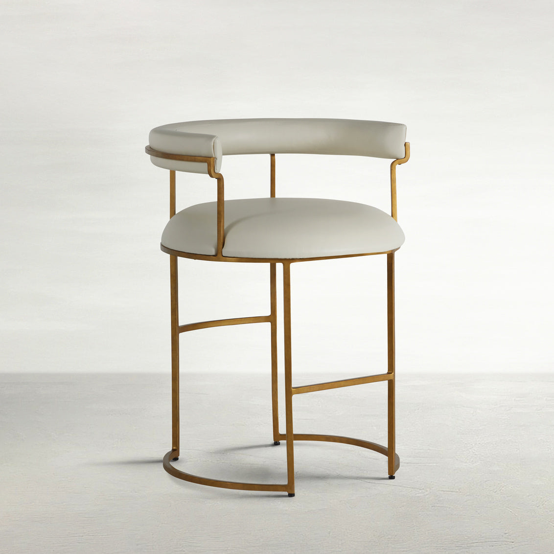 Mack 23.5' Counter Height Stool - White