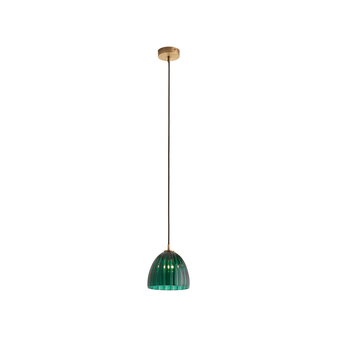 Caterina Single Pendant - Emerald Green