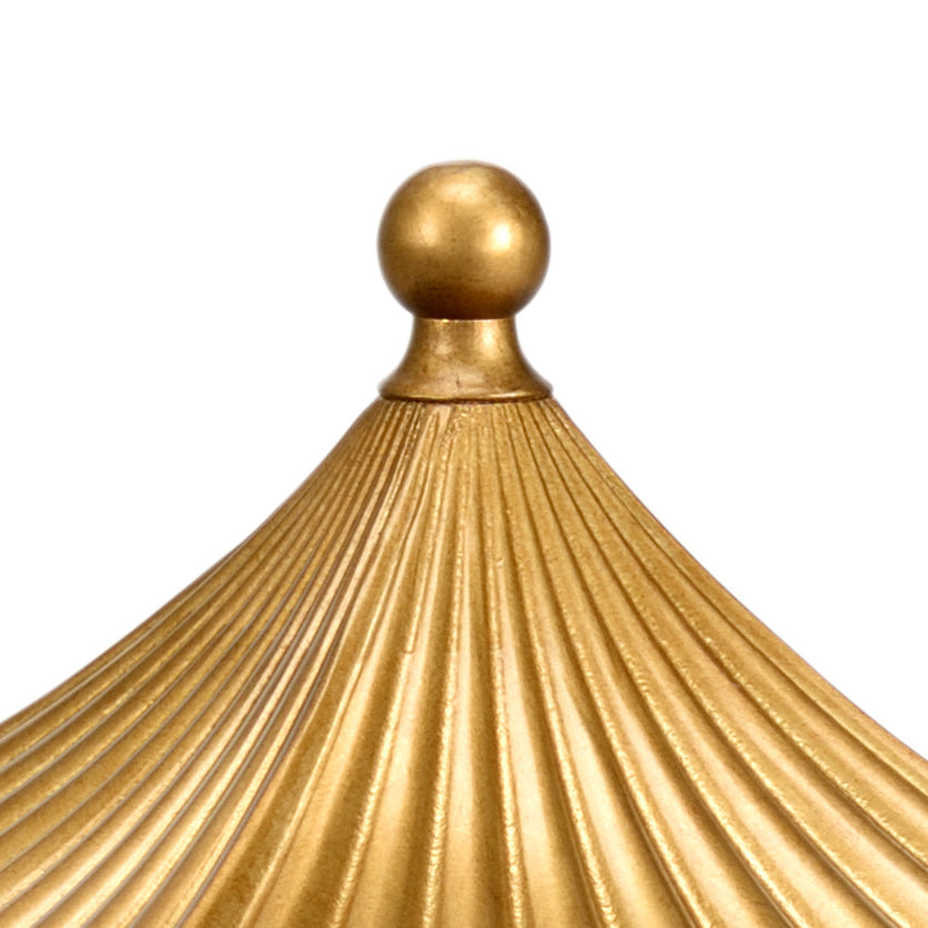 Pagoda Shelf - Gold in 31 / Aluminum - Chelsea House