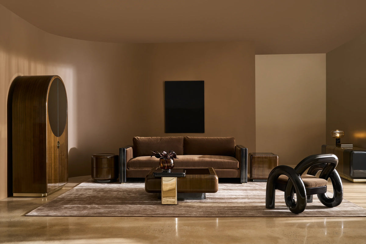 Gelee Accent Table - Chocolate