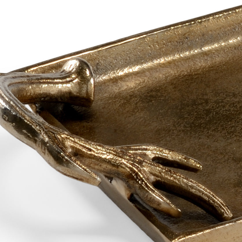 Diana Rectangular Tray - Brass