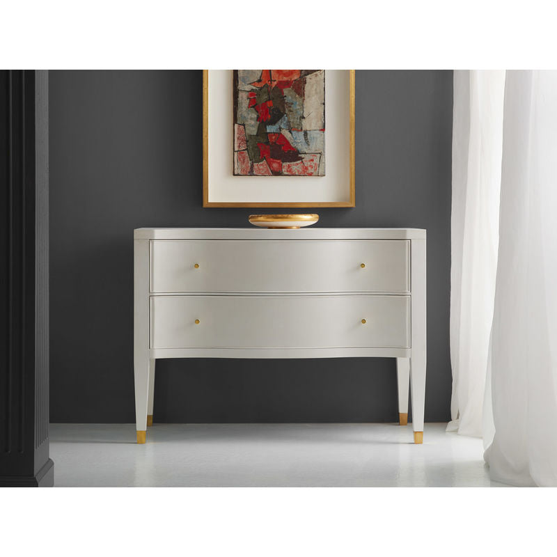 Serpentine Chest-White Linen