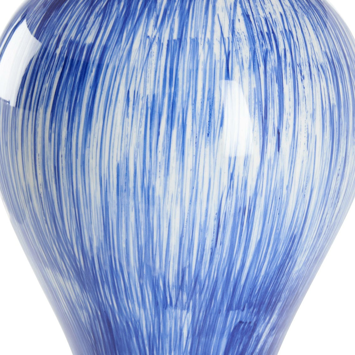 Dree Table Lamp in Blue/White Glaze / Ceramic/Porcelain - Chelsea House