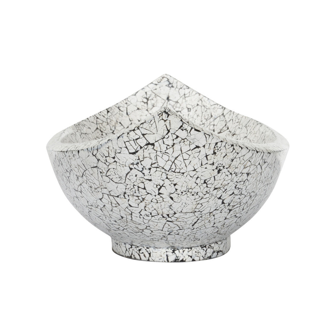 Crackled Long Bowl