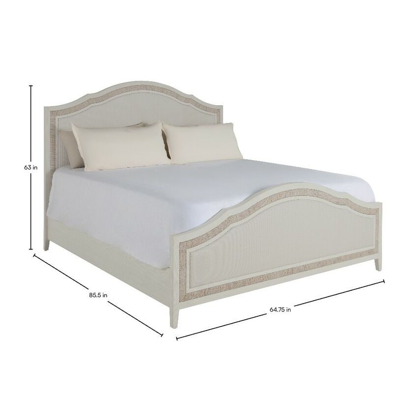 Grand Bermuda Classic Queen Bed - Whitewash