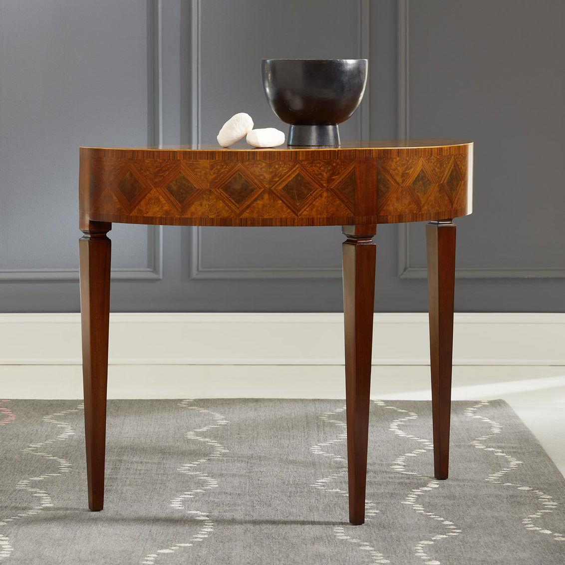 Marquetry Half-Round – Accent Tables by Modern History | Sutter & Vale