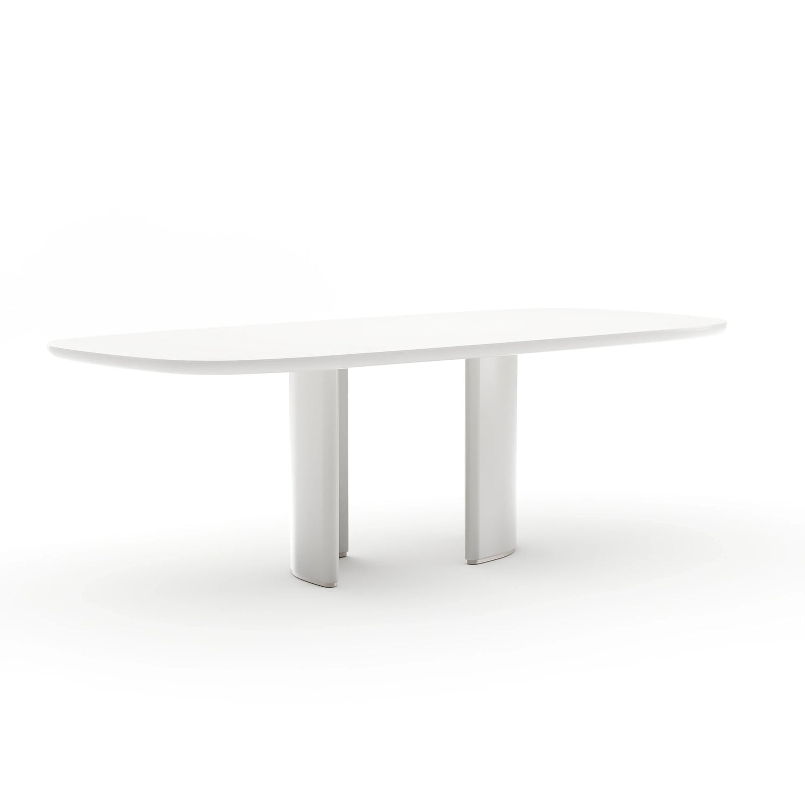 Tobie Rec Dining Table - Almond Milk