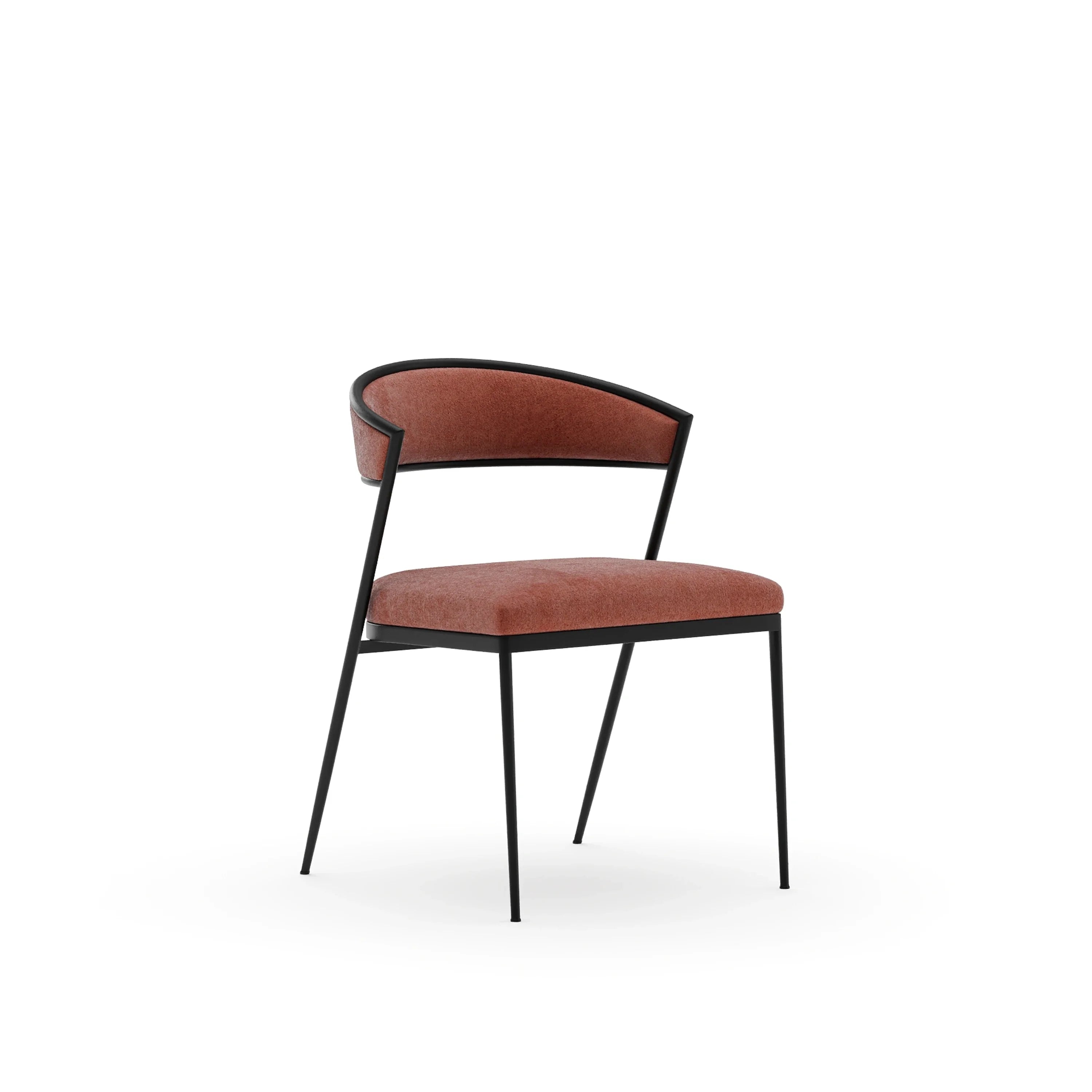 Dario Chocolate Side Chair - Rouge – Dining Chairs by Caracole | Sutter & Vale