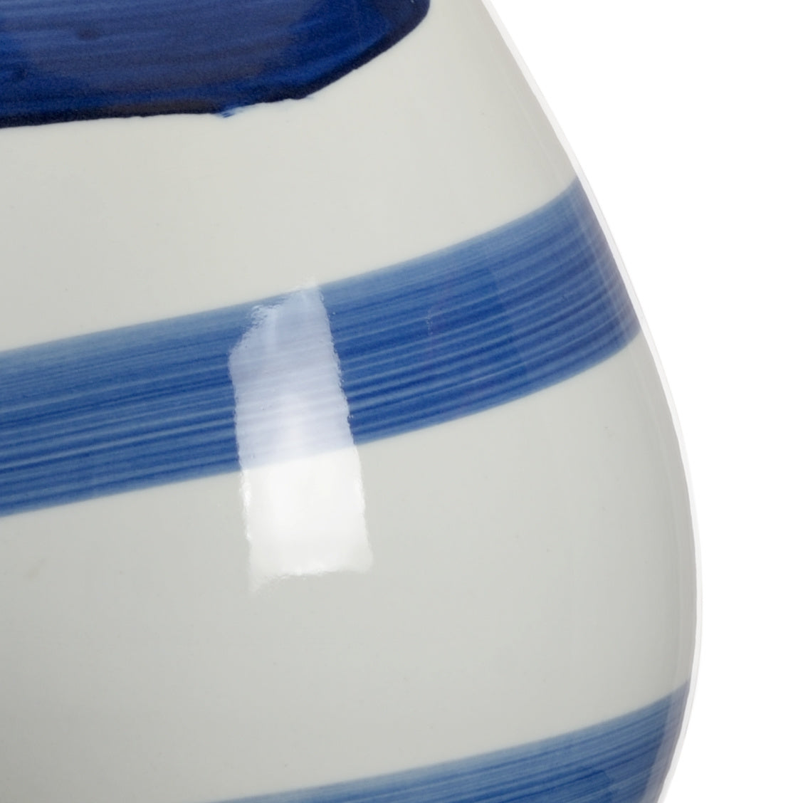 Blue Swirl Lamp in 35.5 / Porcelain - Chelsea House