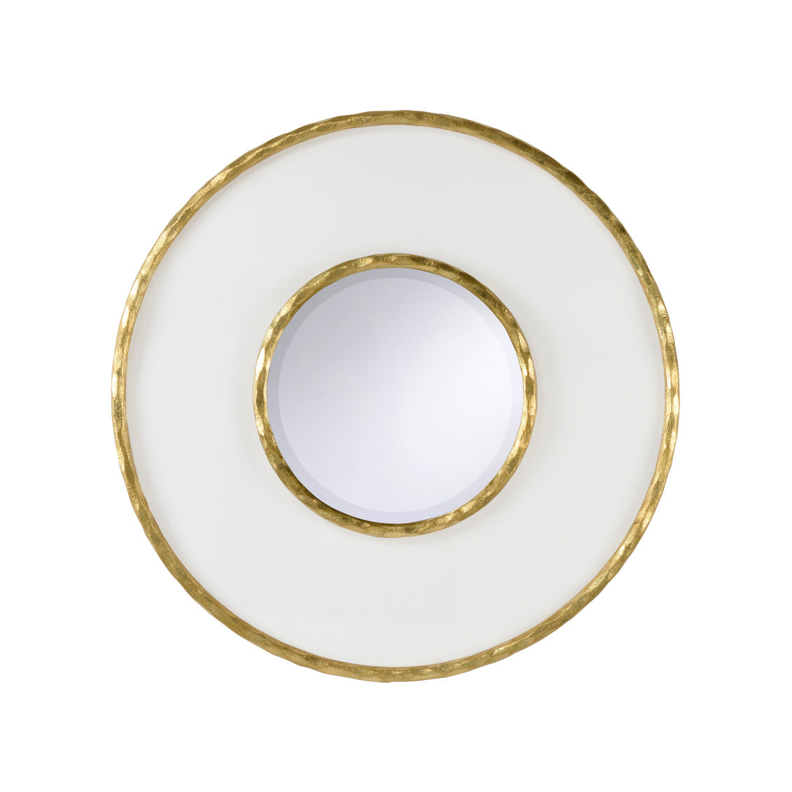 Hand Hammered and Acrylic Mirror in 46.5 / Metal - Chelsea House