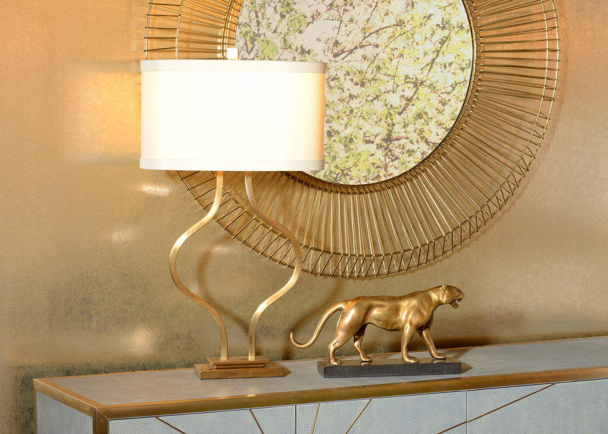 Brass Bow Lamp
