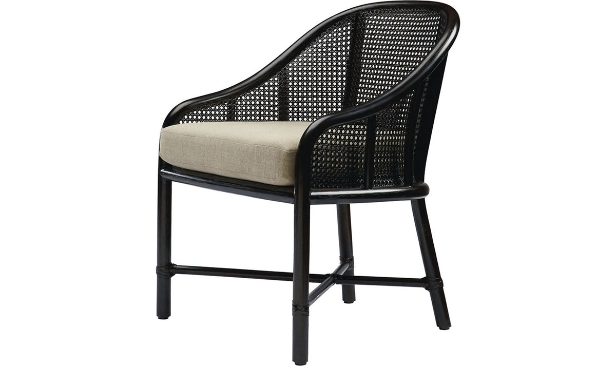 Caned Barrel Chair – Accent Chairs by Baker Furniture | Sutter & Vale