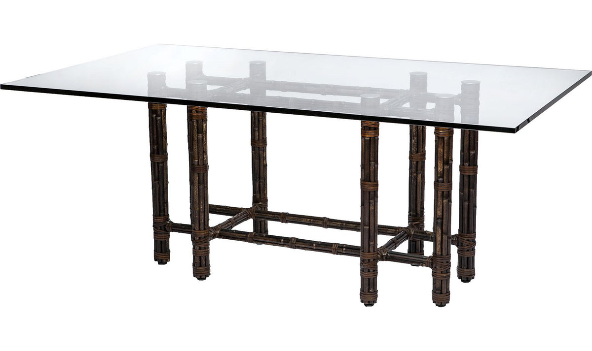 Rectangular Dining Table in Black Bamboo – Dining Tables by Baker Furniture | Sutter & Vale