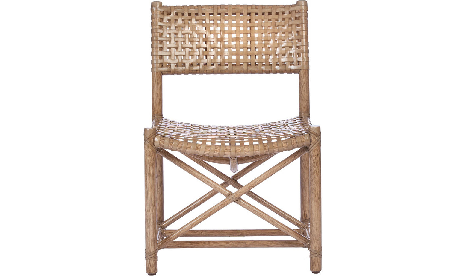 Antalya Laced Rawhide Armless Chair – Accent Chairs by Baker Furniture | Sutter & Vale