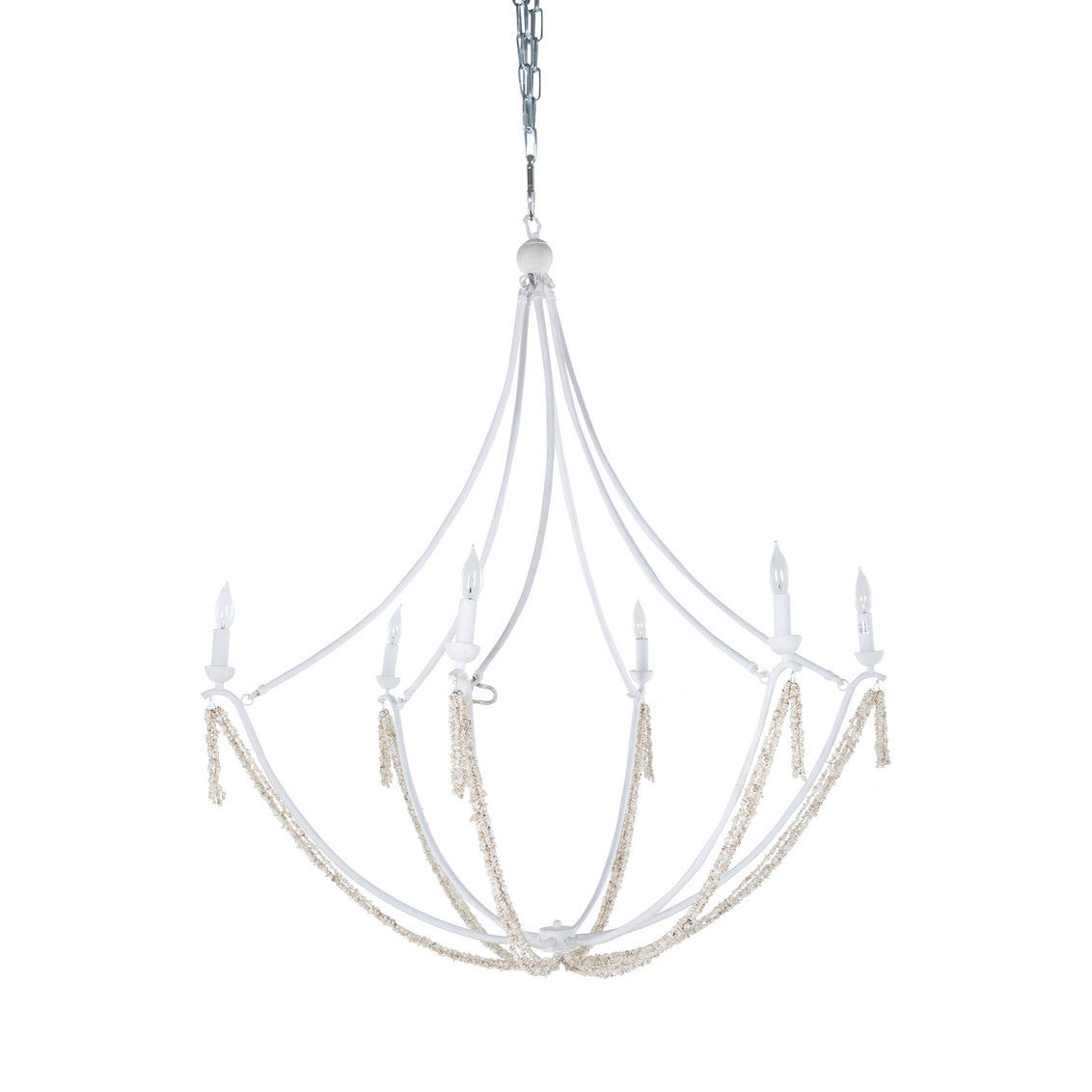 Nakita Chandelier - White