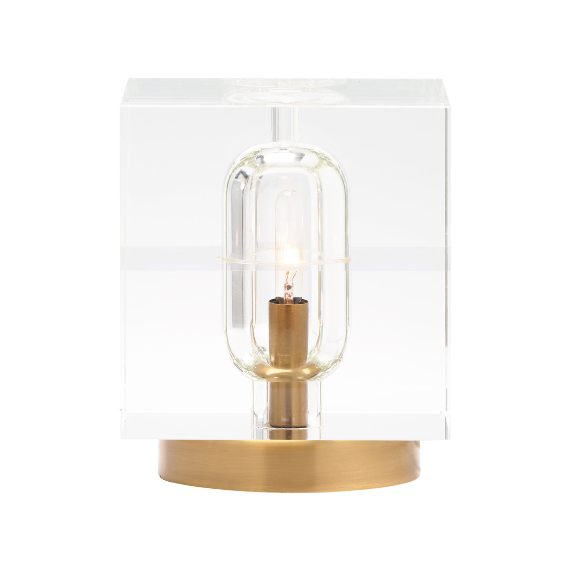 Cube Lamp in 3 / Crystal - Chelsea House