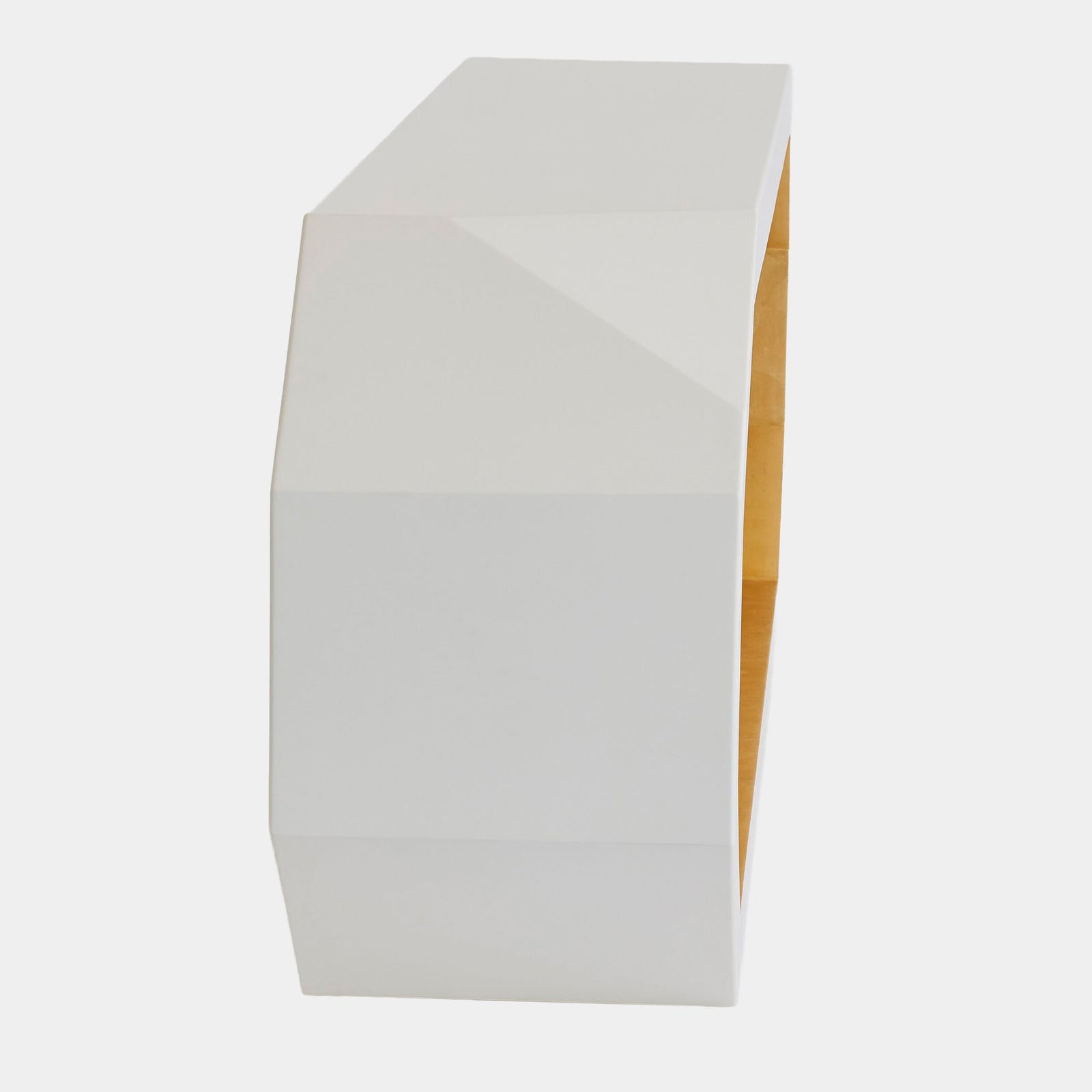 Brianna Facet Console-Gold Leaf
