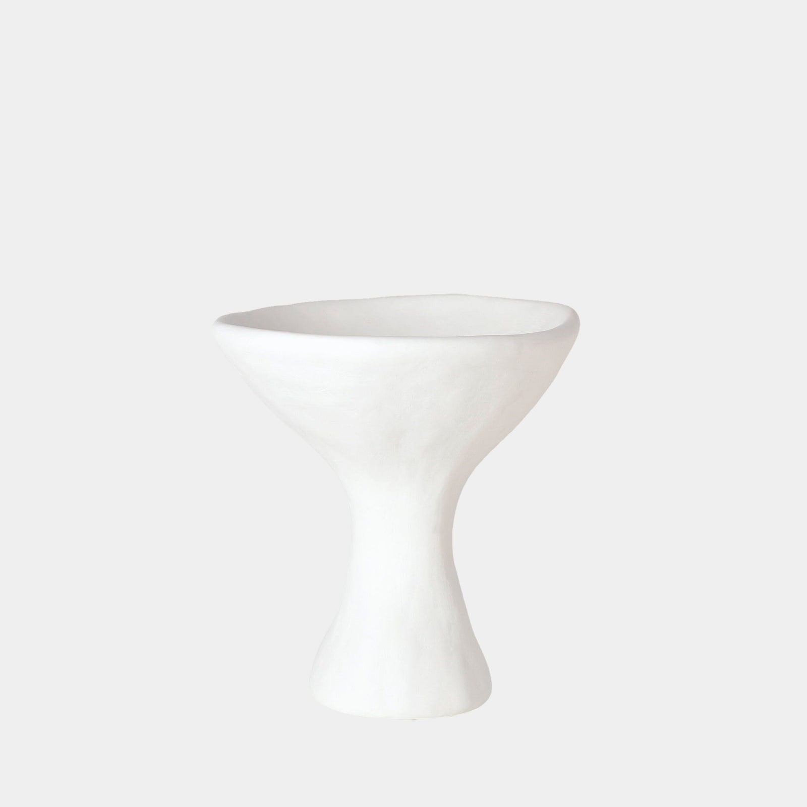 Modernist Urn-White Plaster