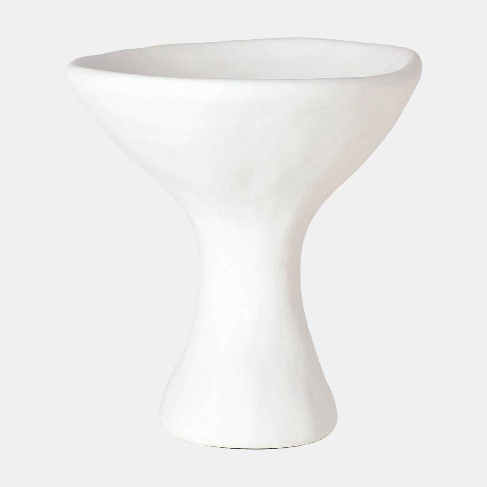 Modernist Urn-White Plaster