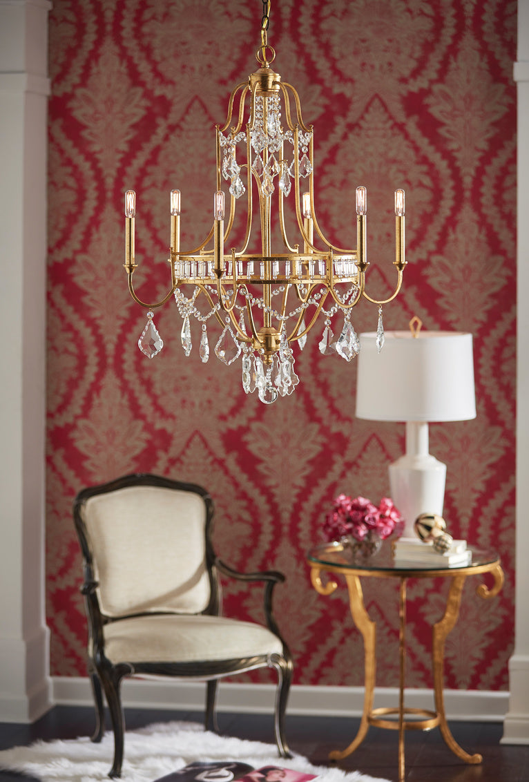 Buckhead Small Chandelier - Gold