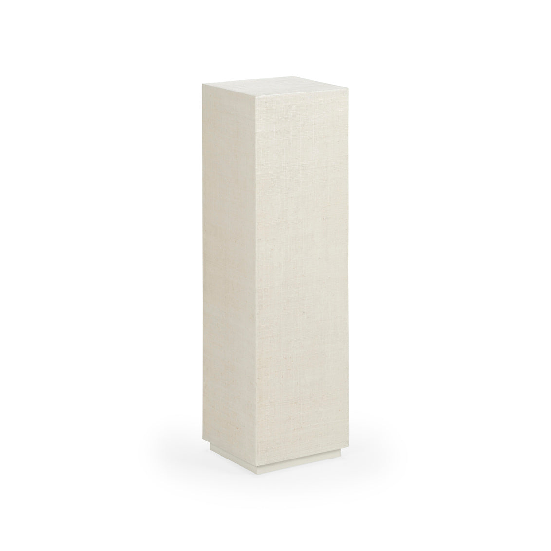 Raffia Pedestal - White (Sm) in 36.5 / Raffia - Chelsea House