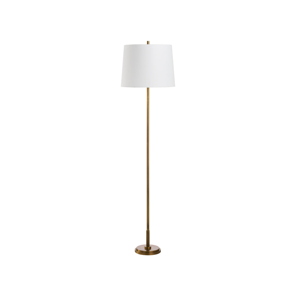 Underwood Floor Lamp - Aged Brass in 63 / Metal - Chelsea House