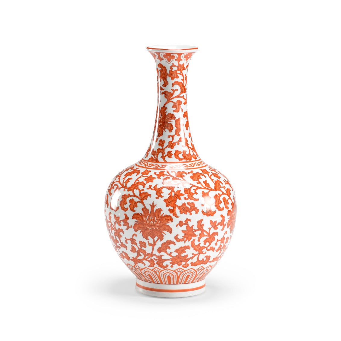 Pumpkin Long Neck Vase
