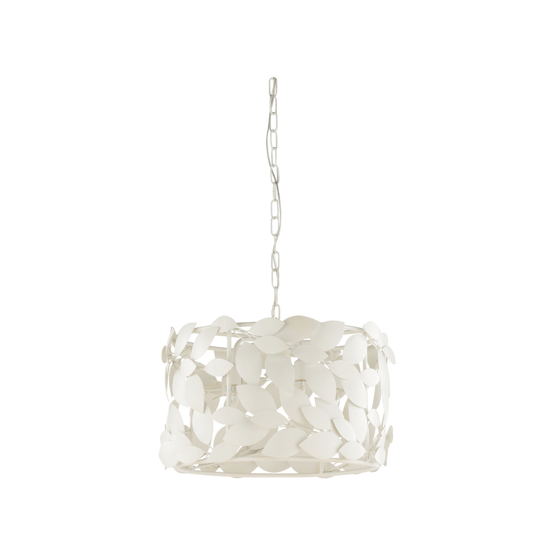 Ficus Round Chandelier - White in 12.5 / Metal - Chelsea House