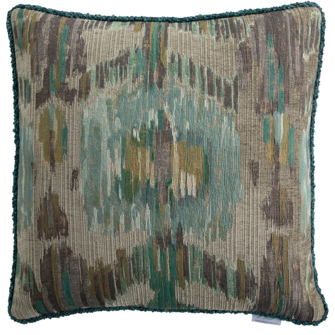 Etched Spruce Feather 24x24