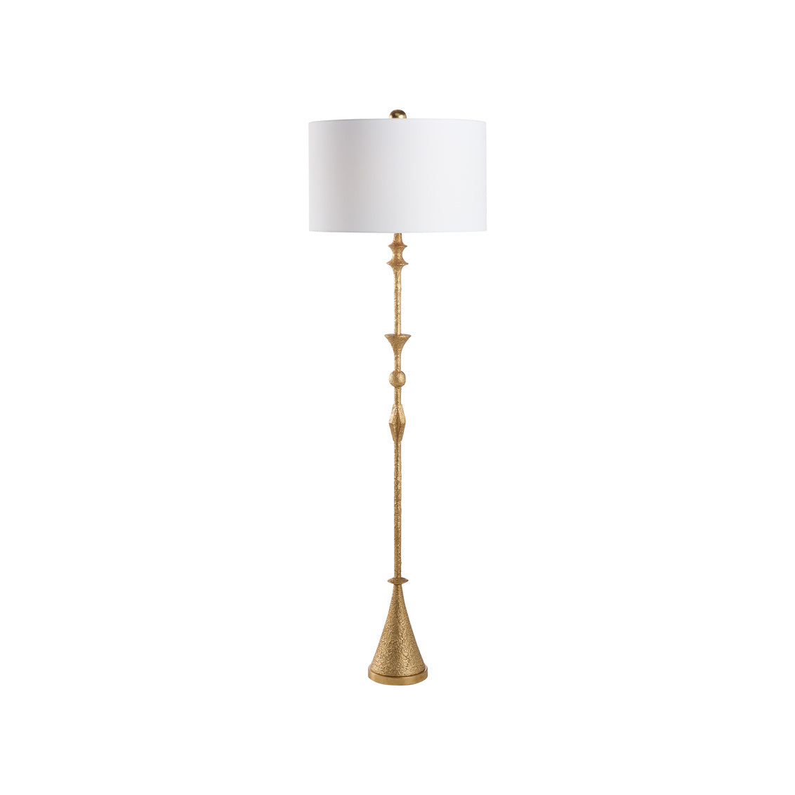 Gia Floor Lamp - Textured Gilt