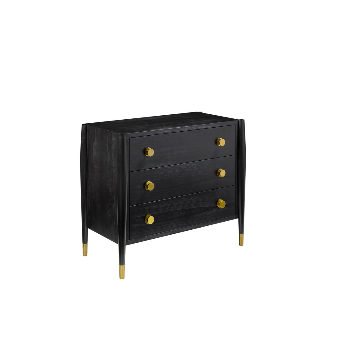 Modern History Concourde Bedside Chest-Ebony MH1247F01