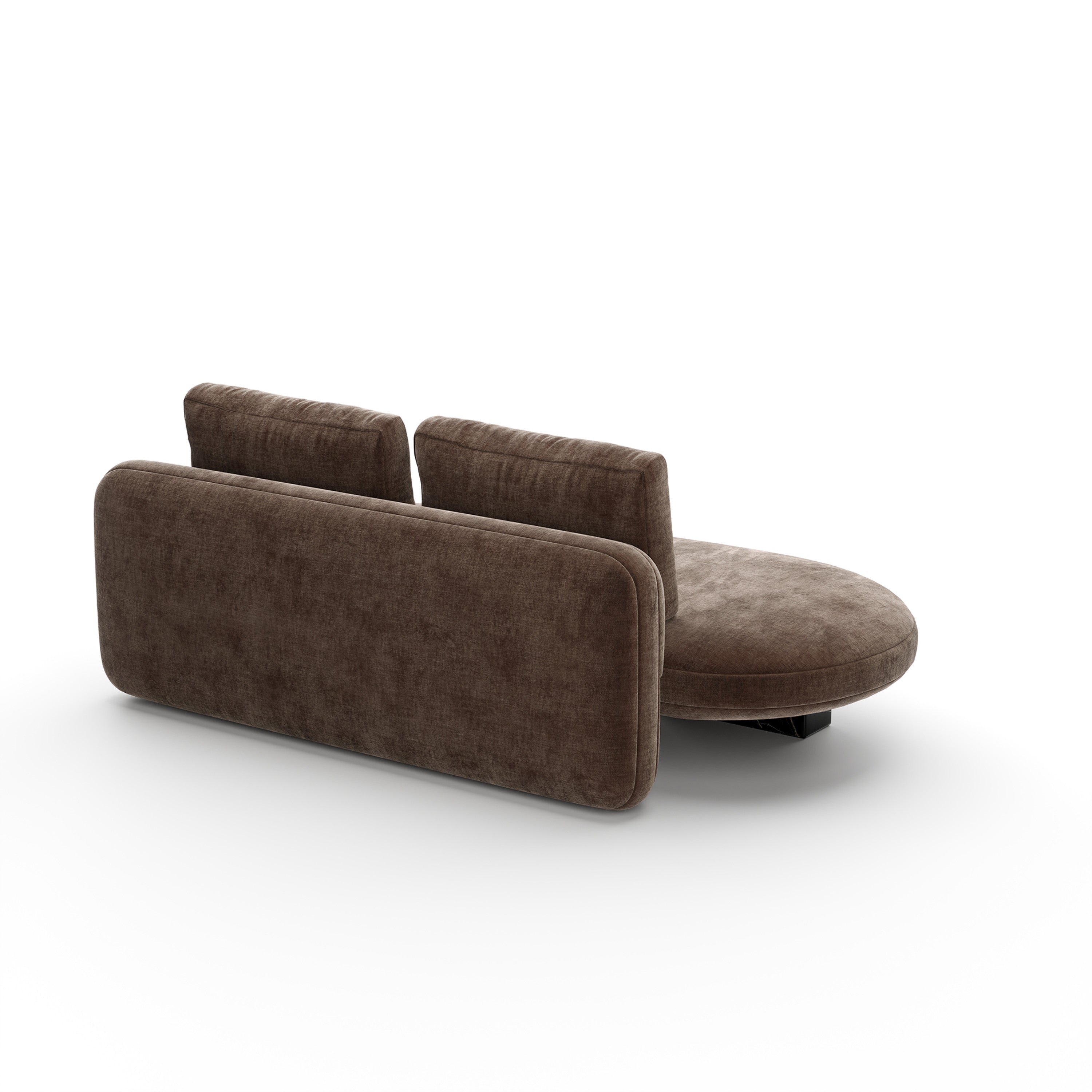 Overlap Raf Armless Bumper Dk Taupe