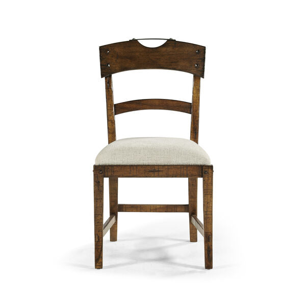 Casual Planked Dining Side Chair