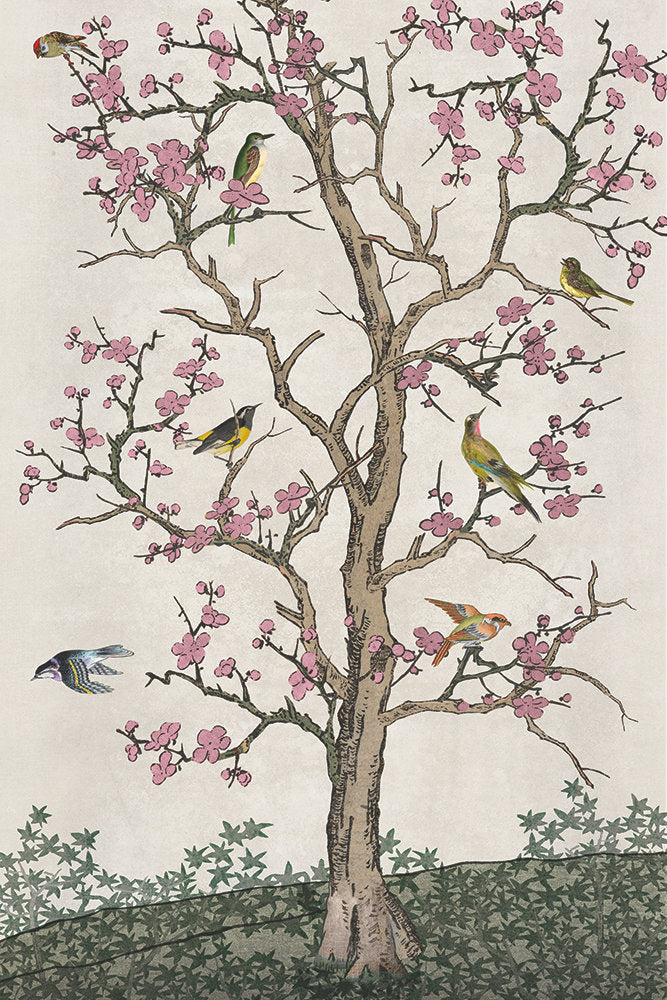 Cherry Blossom with Birds 1 — artwork