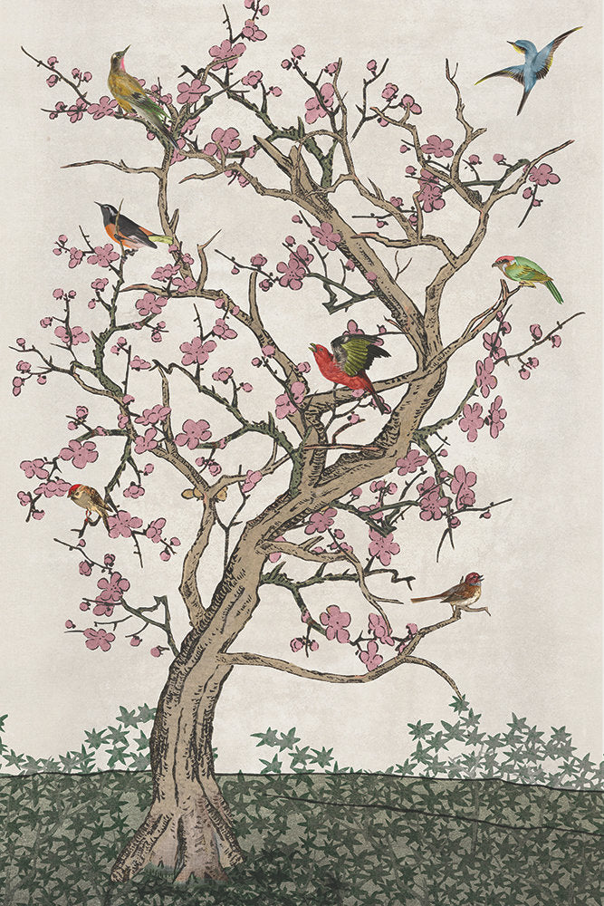 Cherry Blossom with Birds 2 — artwork