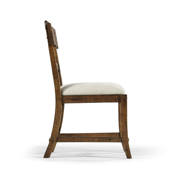 Casual Planked Dining Side Chair