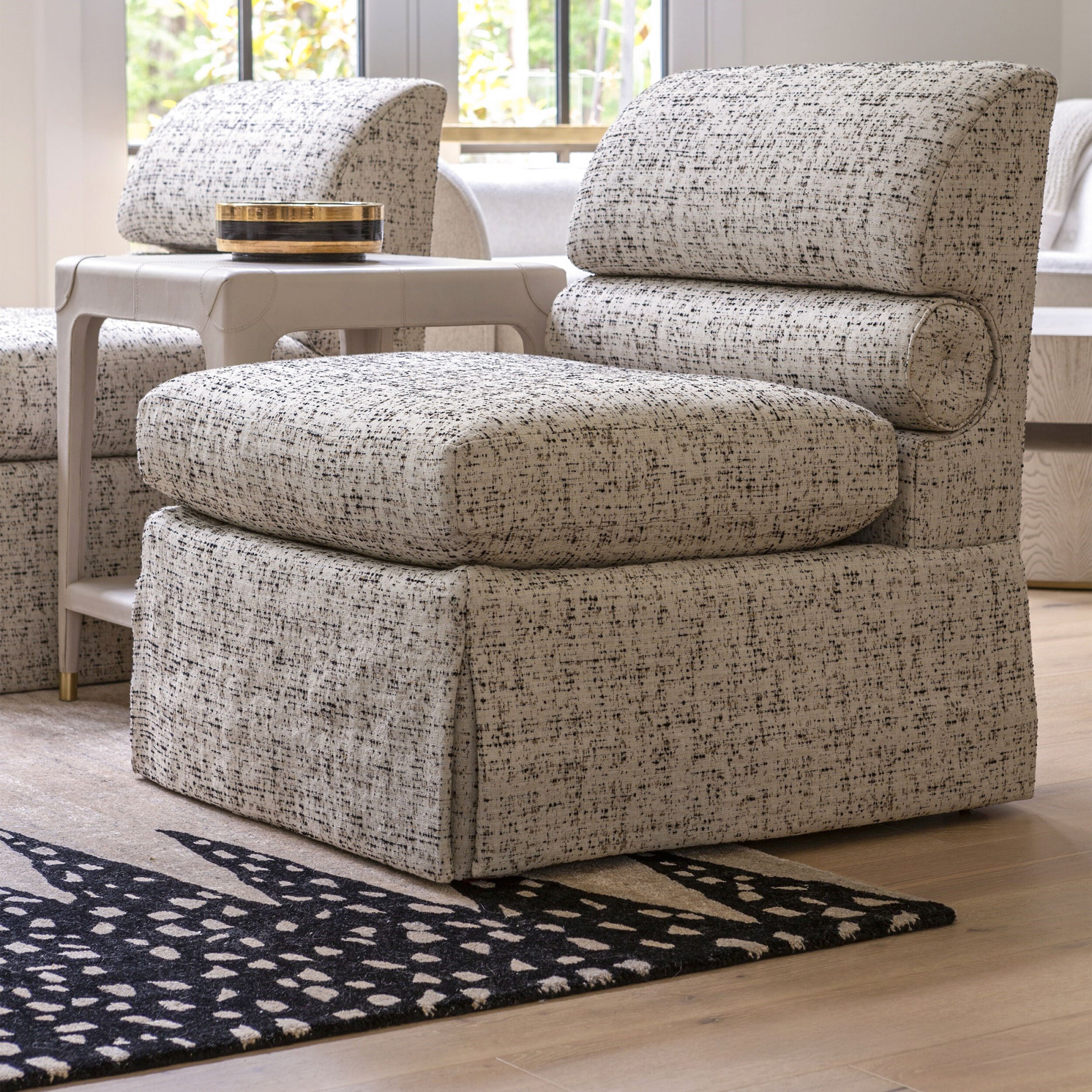 Bolster Slipper Chair-Truce-Kona