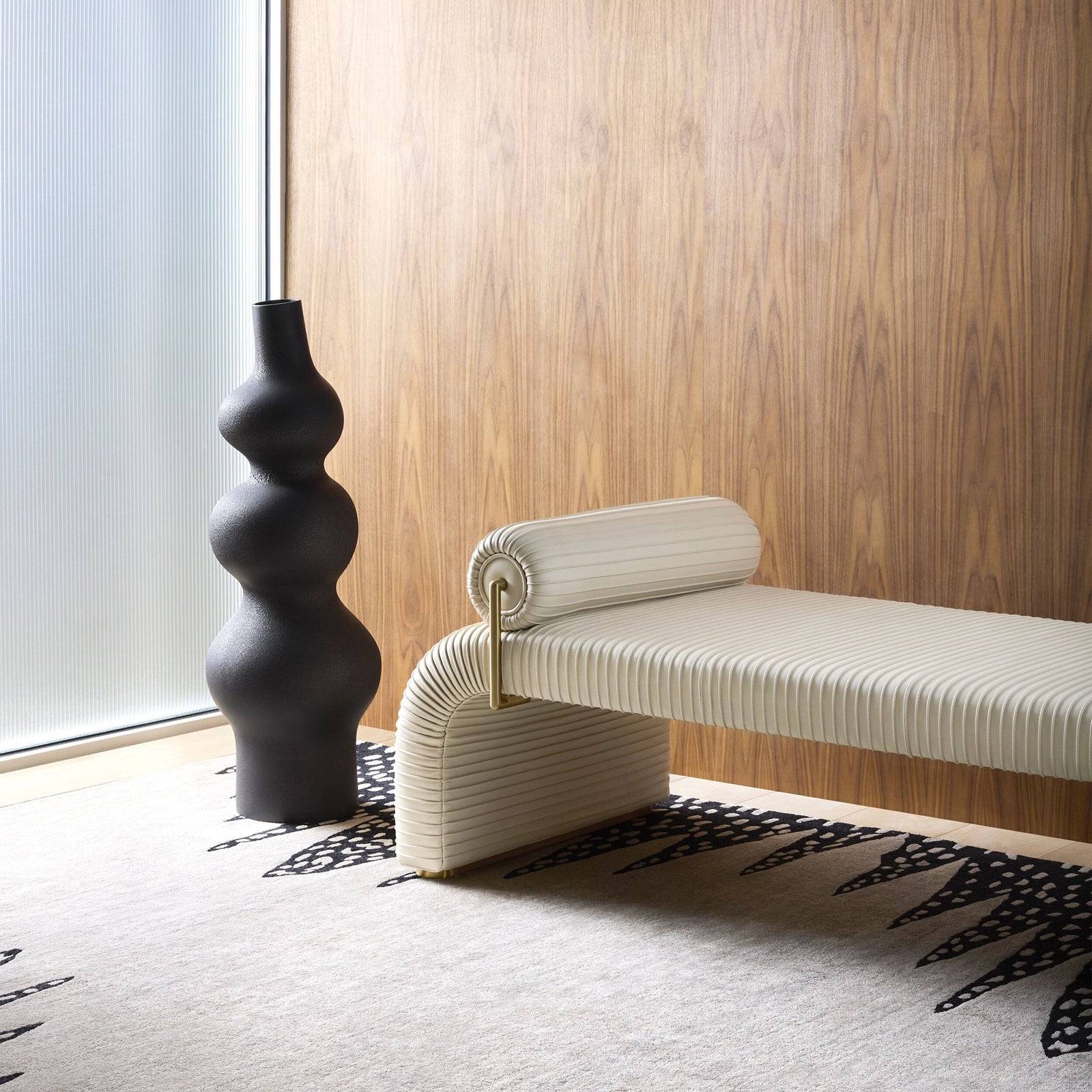 Cade Daybed-Milk Leather