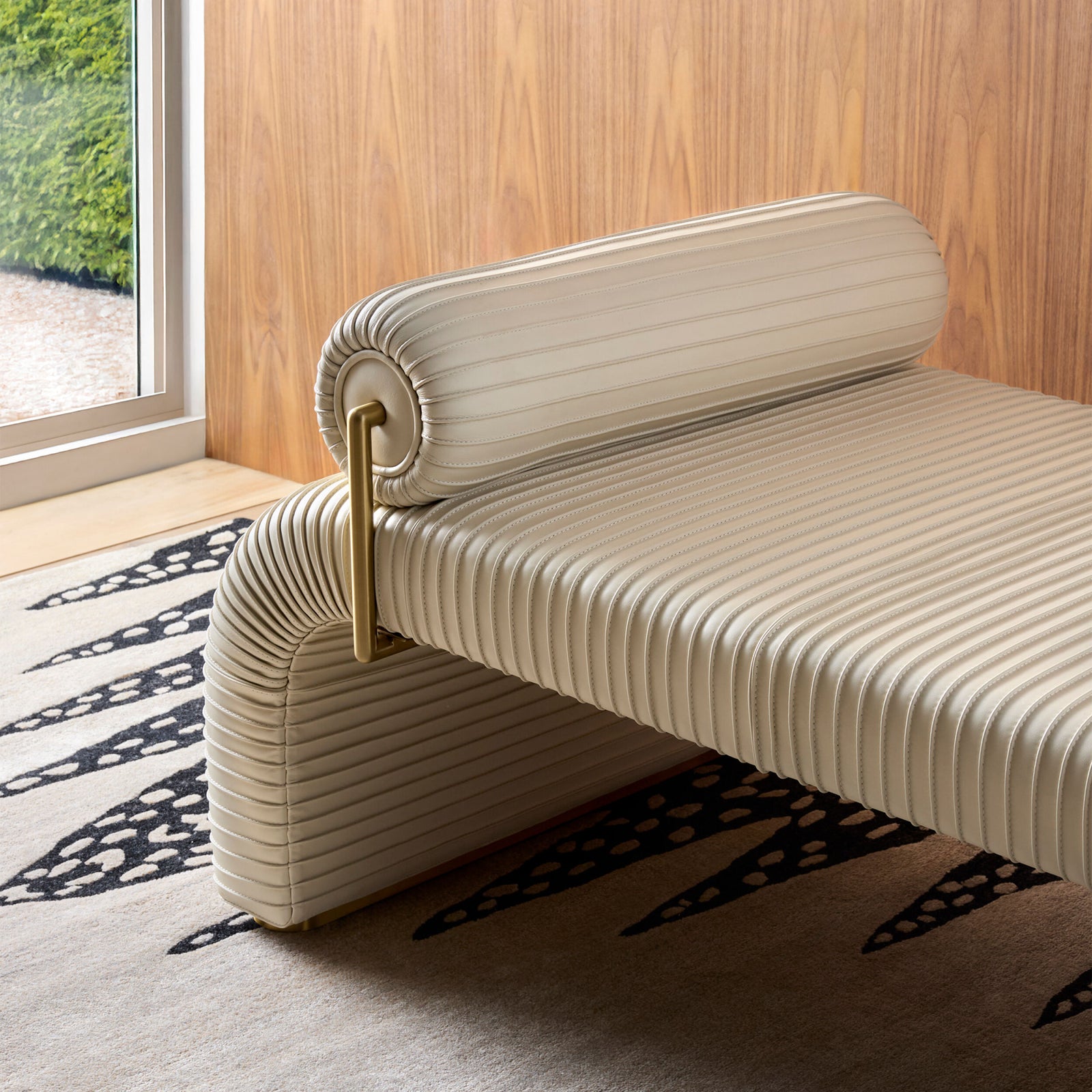 Cade Daybed-Milk Leather