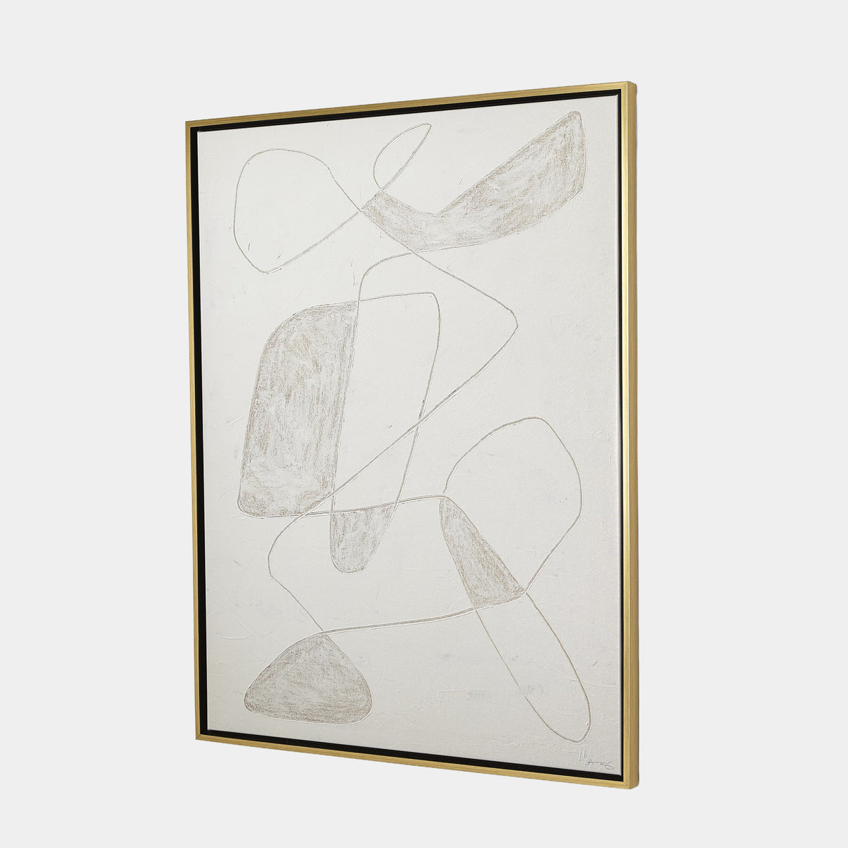Scratch Loops Framed Art-Sable
