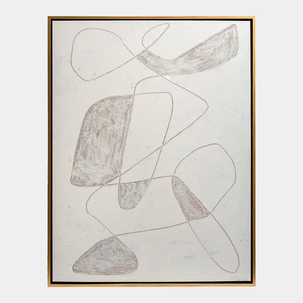 Scratch Loops Framed Art-Sable