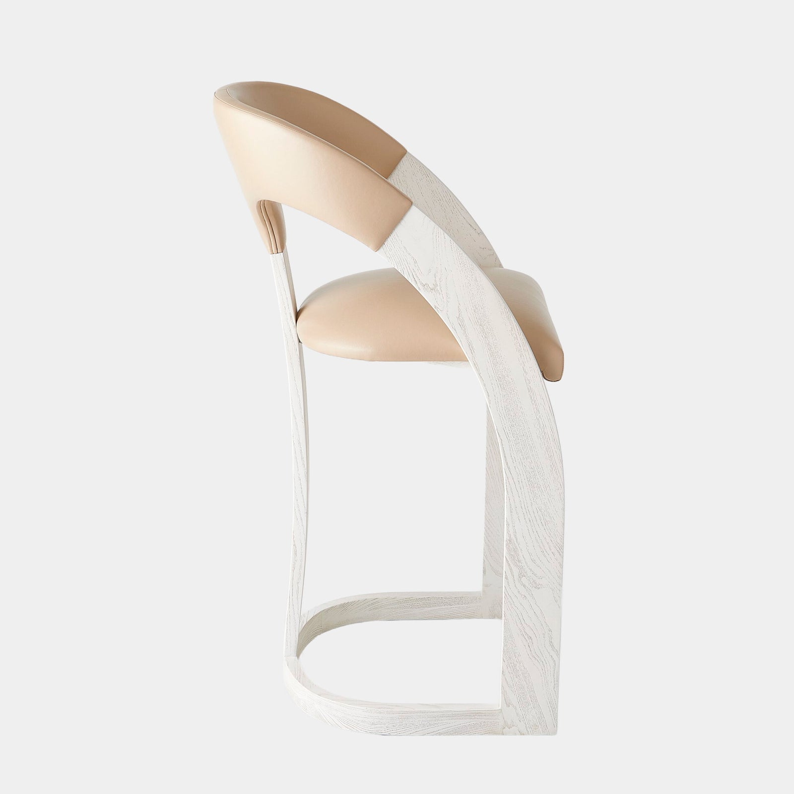 Delia Barstool-White Burl