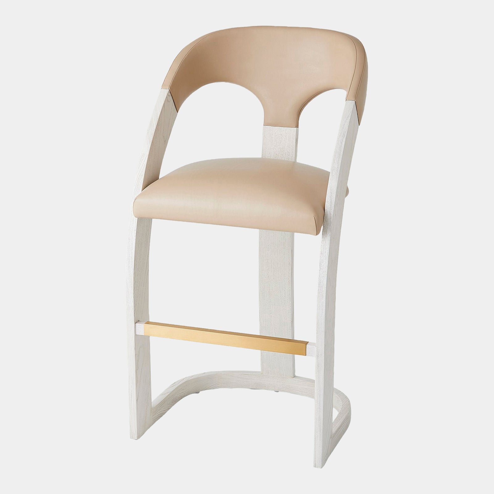 Delia Barstool-White Burl
