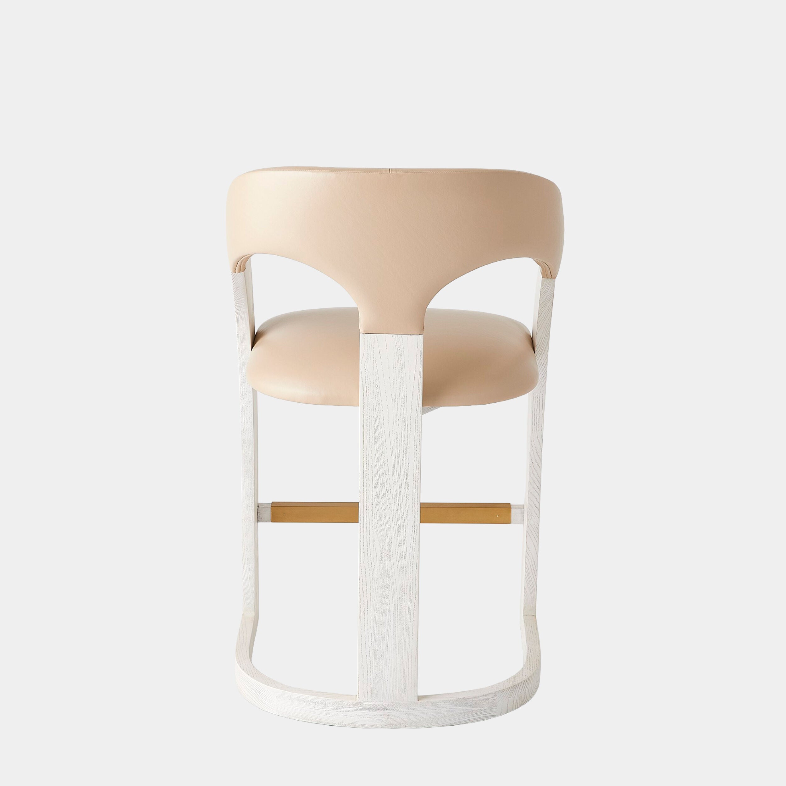 Delia Counter Stool-White Burl