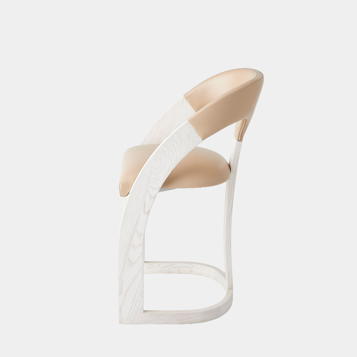 Delia Counter Stool-White Burl