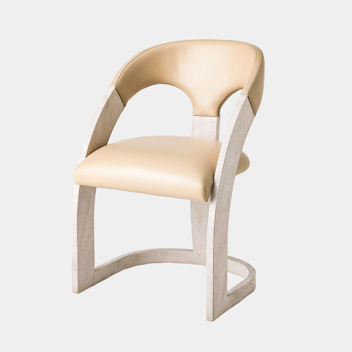 Delia Dining Chair-White Burl