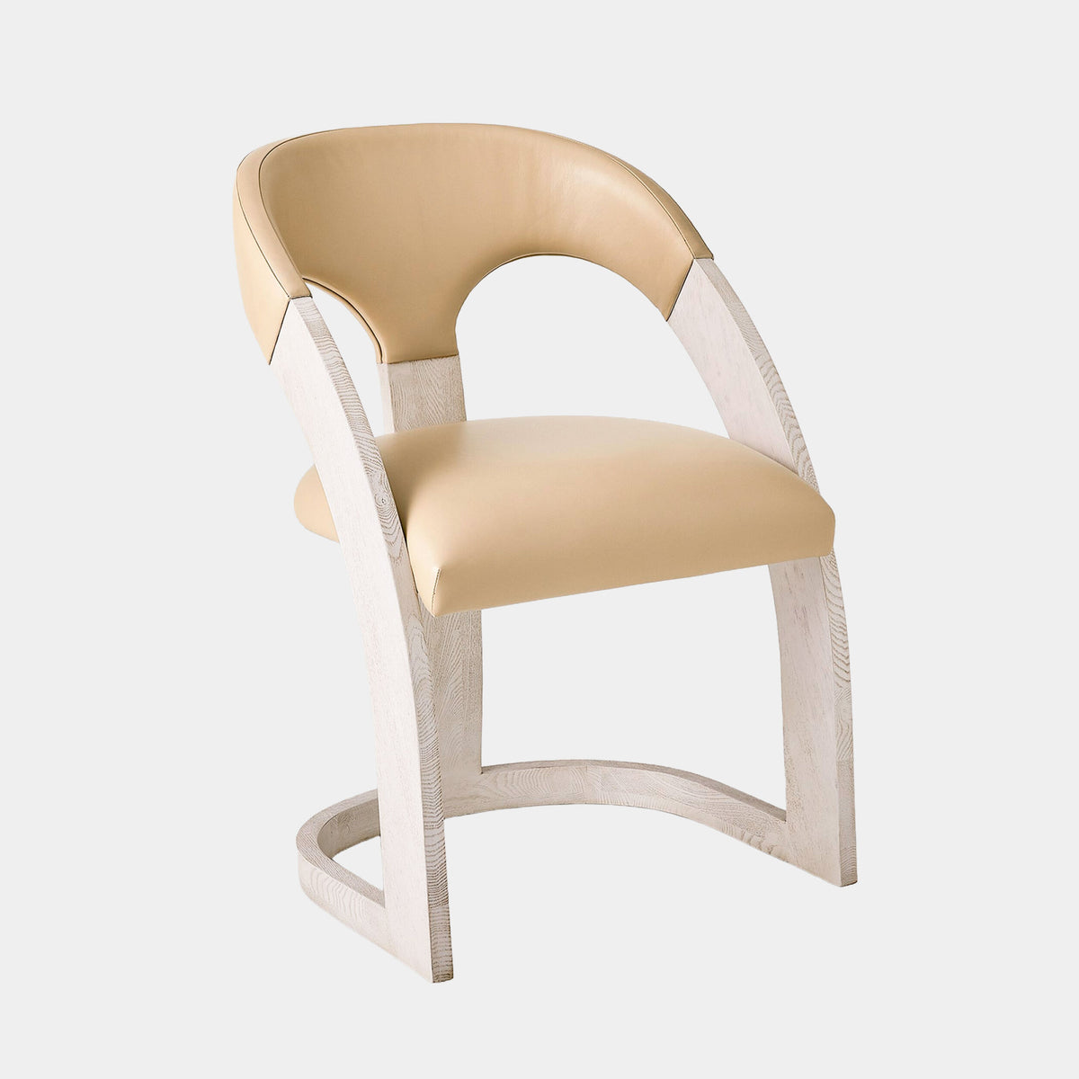 Delia Dining Chair-White Burl